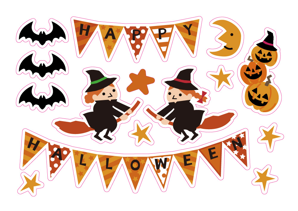 ウォールステッカー・tomoko arakawaのウィッチミックス(デザイン)