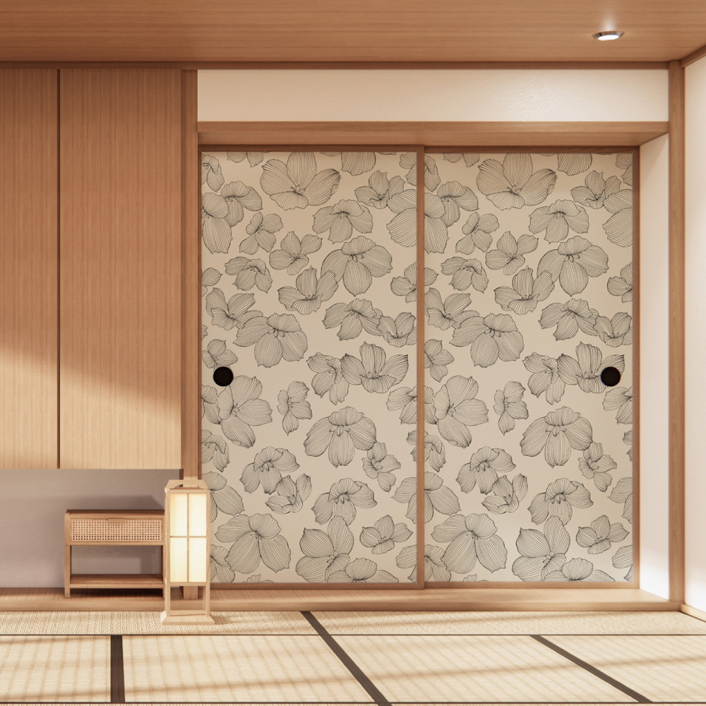 花水木 Hanamizuki いろはな Irohana ふすま用リメイクシール クリエイターズ壁紙 Harokka 花水木 Hanamizuki いろはな Irohana ふすま用リメイクシール クリエイターズ壁紙 Harokka