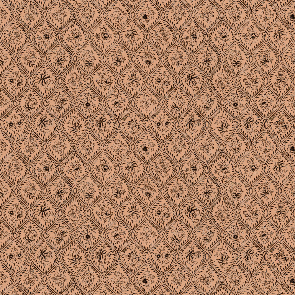 ふすま用リメイクシール・いろはなの花立涌(デザイン)