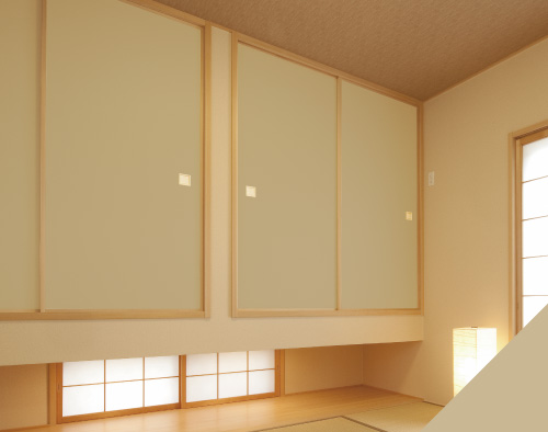 ふすま用リメイクシール伝統色・白橡