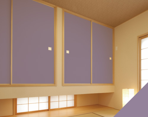 ふすま用リメイクシール伝統色・鳩羽色