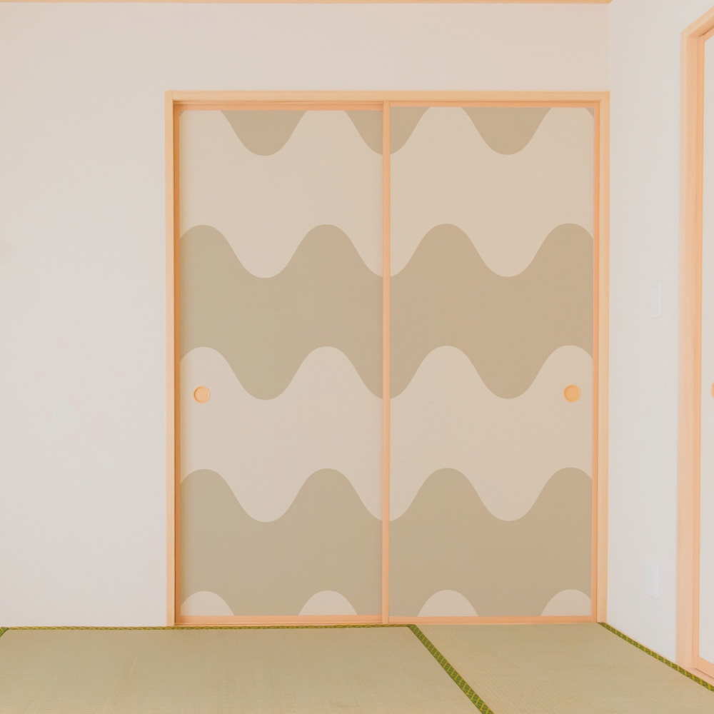 ふすま用リメイクシールエルト・シュールアレンジ例