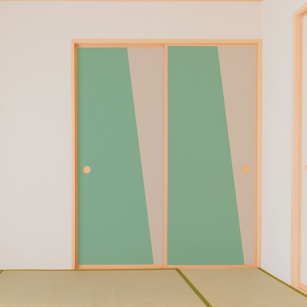 ふすま用リメイクシールエルト・ビノアレンジ例