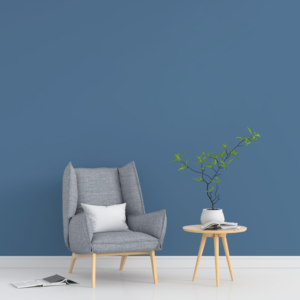 カラー壁紙Huemo（ヒューモ）のアーバンブルー