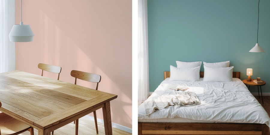 過ごし方に合わせてカラー壁紙の色を選ぶ