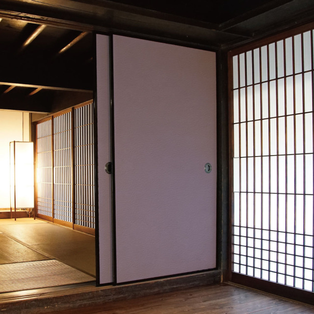 ふすま用リメイクシール・伝統色の鳩羽色